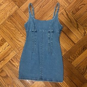 BDG urban outfitters denim mini dress XS